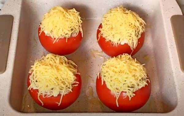 Фаршированные помидоры в духовке с мясным фаршем