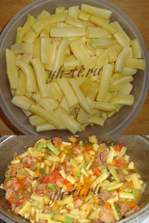 Тушеная фасоль: рецепт