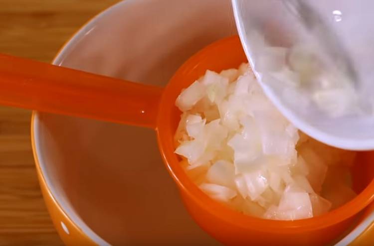 Французский салатик с курицей