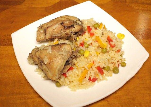 Плов с курицей в мультиварке пошаговый рецепт с фото