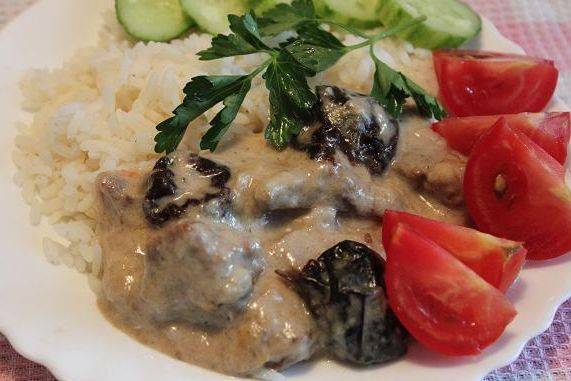 Рецепт вкусной свинины с овощами в мультиварке