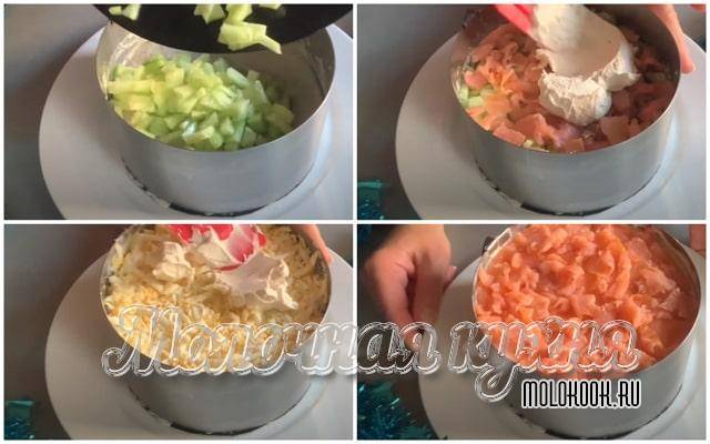 Салаты с маслом растительным