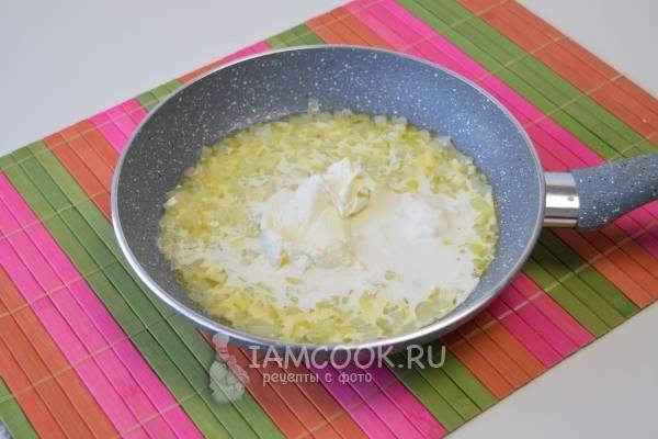 Паста с морепродуктами в сливочном соусе
