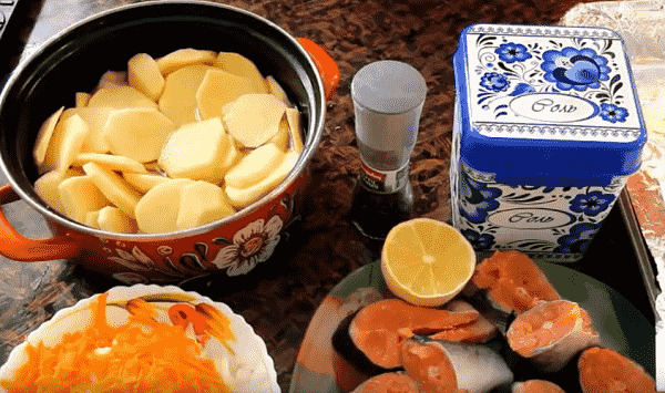 Горбуша запеченная в духовке