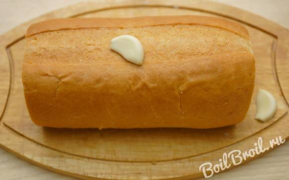 Гренки с чесноком