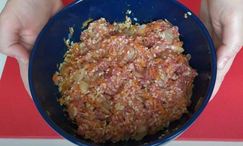 Голубцы с мясом и рисом