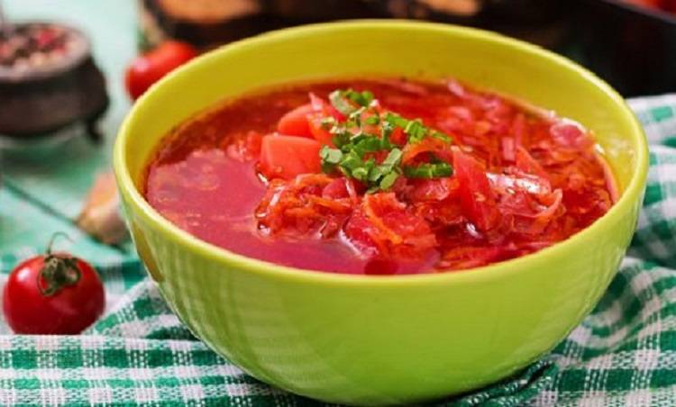 Борщ с мясом