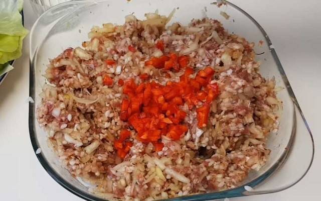 Голубцы с мясом и рисом