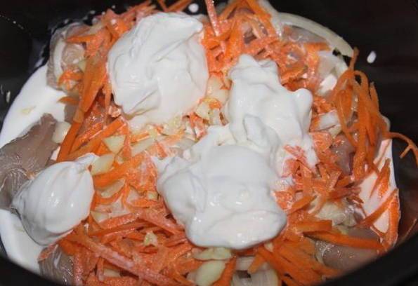 Куриное филе в томатном соусе