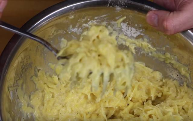 Картофельные драники с грибами