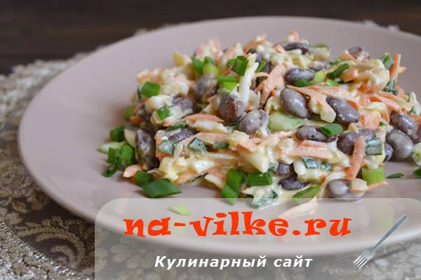 Салат сыр с чесноком и яйцом