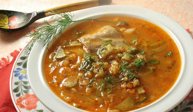 Рыбная солянка
