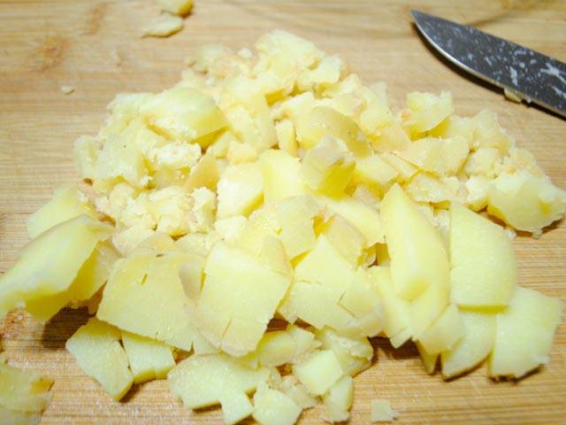 Винегрет с солеными грибами