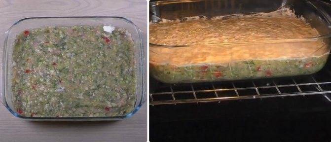 Запеканка из кабачков