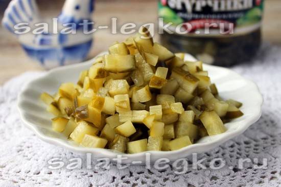 Салат ночь с курицей