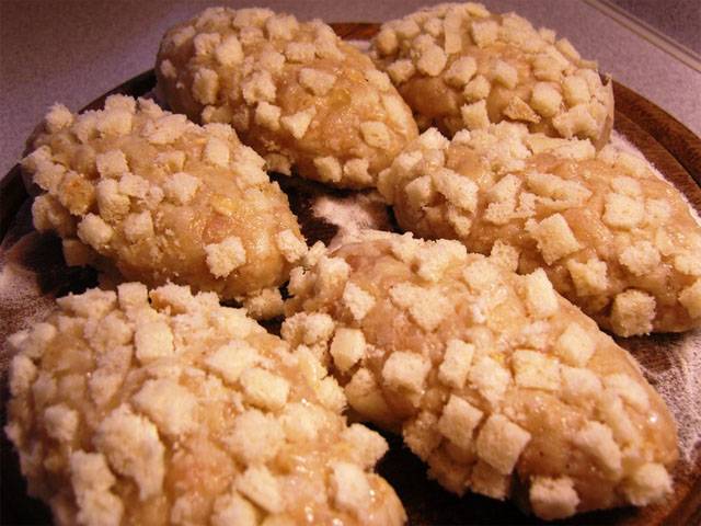 Котлеты куриные с грибами