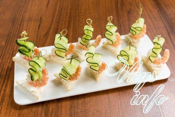 Канапе для фуршета: 20 вкусных и оригинальных рецептов