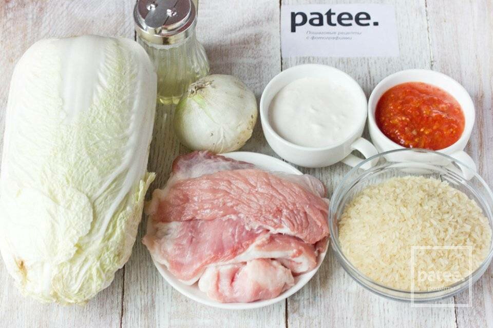 Голубцы из свежей капусты и куриного фарша