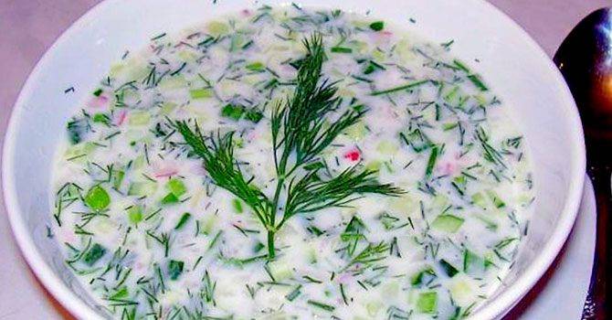 Вкусные рецепты классической окрошки на квасе