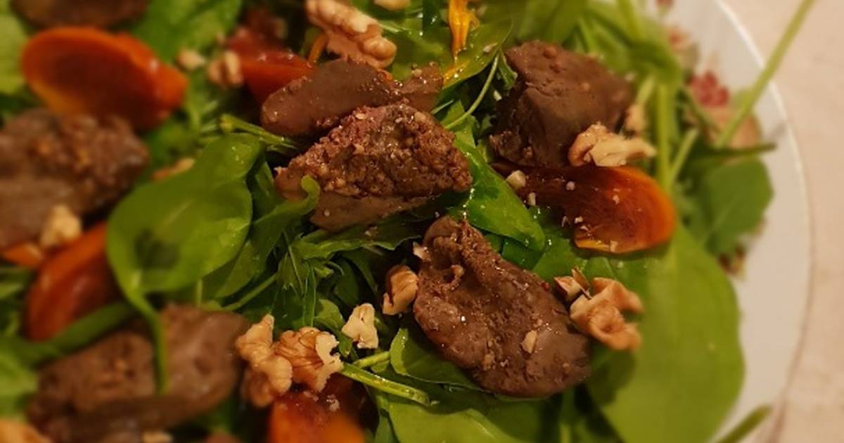 10 лучших рецептов салата с куриной печенью (пошагово)