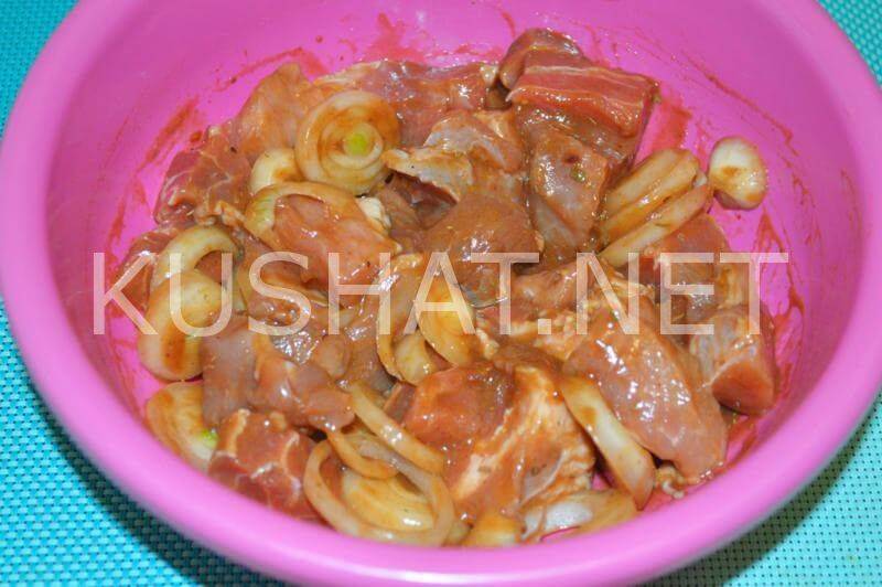 Шашлык в банке в духовке