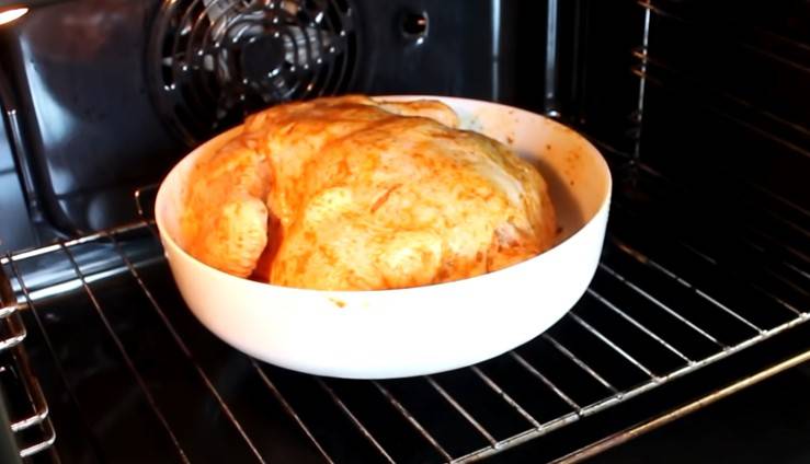 Курица с картошкой в духовке