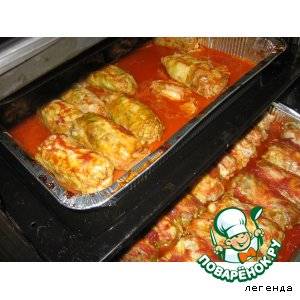 Голубцы из свежей капусты и куриного фарша