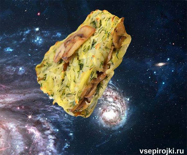 Картофельные драники с грибами