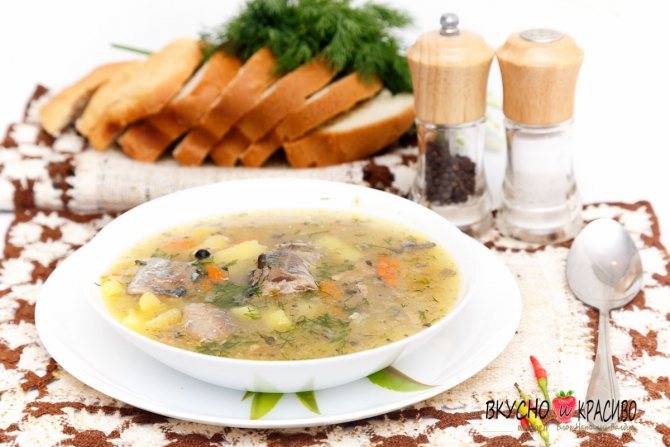 Рыбный суп из сайры - классический рецепт с пошаговыми фото