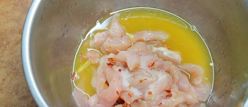 Овощное рагу с курицей