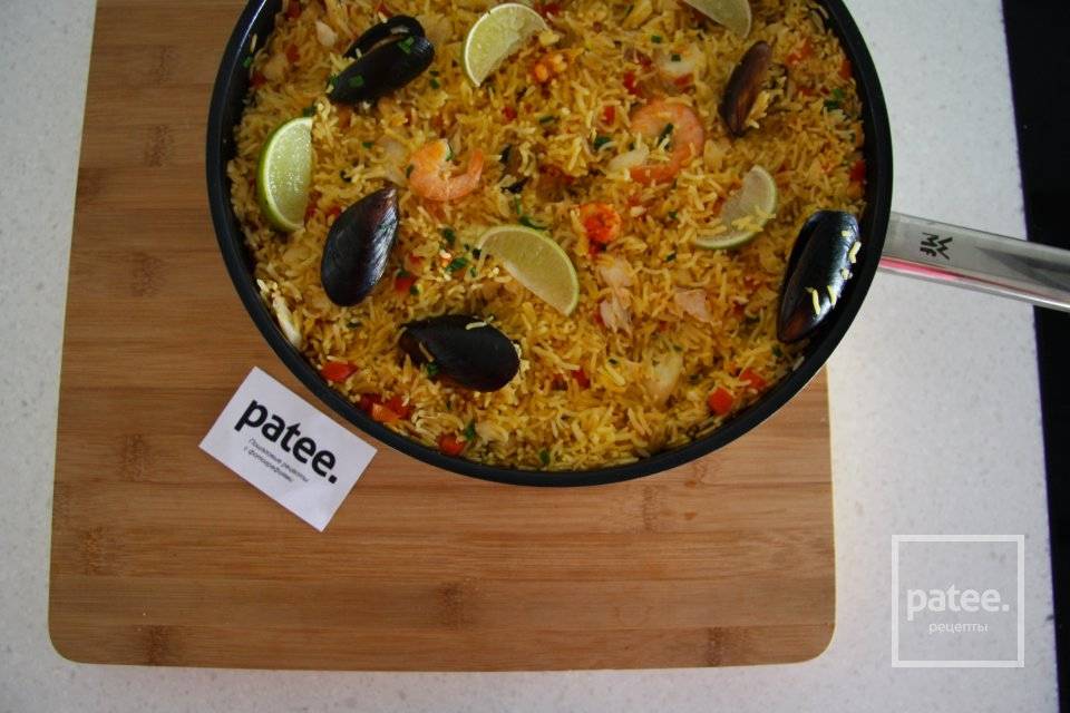 Паэлья с морепродуктами рецепты с фото