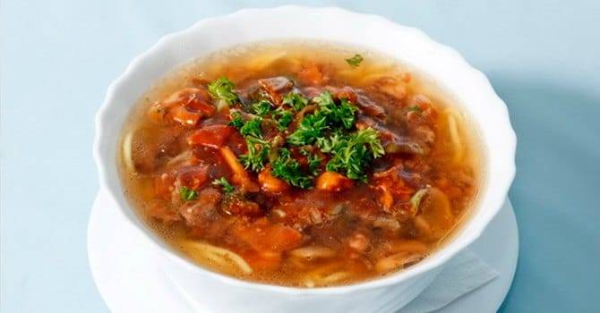 Как приготовить щи из свежей капусты с консервированной фасолью