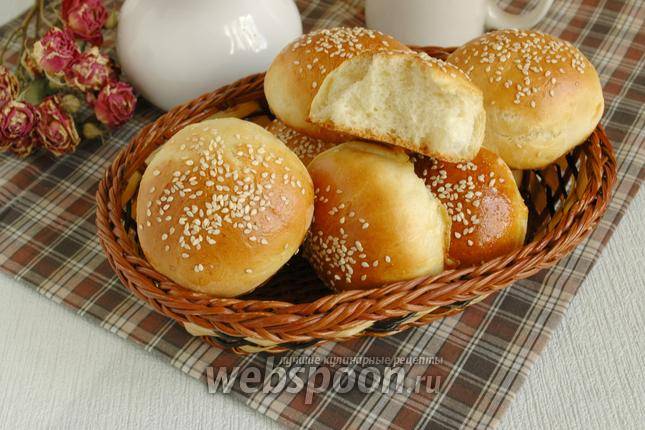 Вкусный рецепт булочек с кунжутом