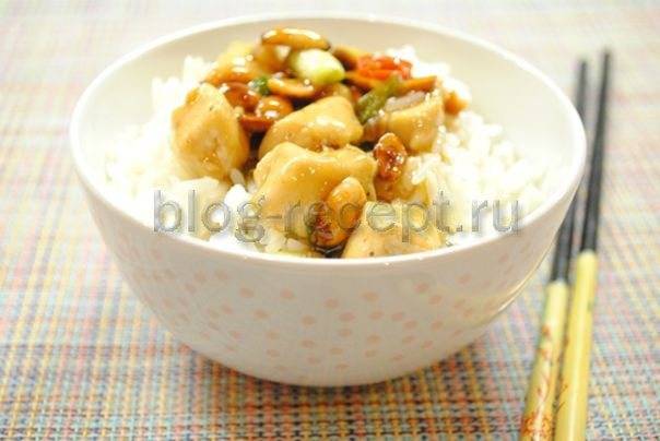 Как приготовить курицу с арахисом