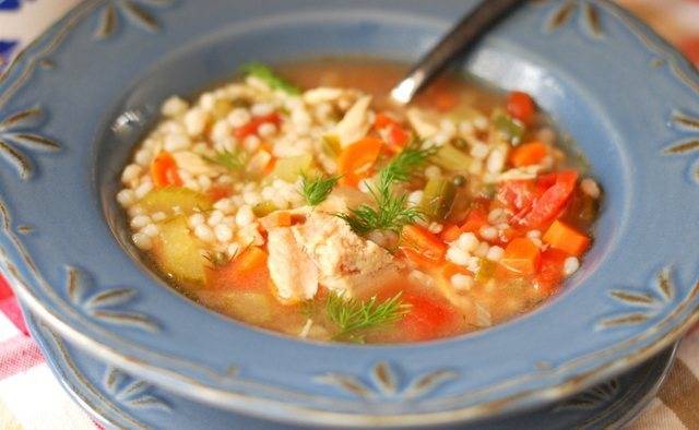 Суп из форели со сливками по-фински