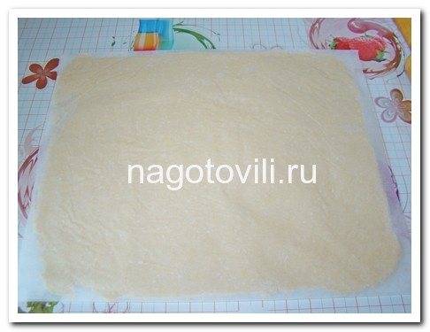 Пирожное школьное (глазированная песочная полоска с повидлом)