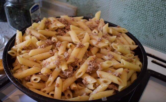 Макароны по-флотски