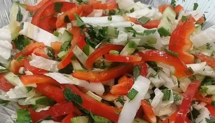 Салат с болгарским перцем