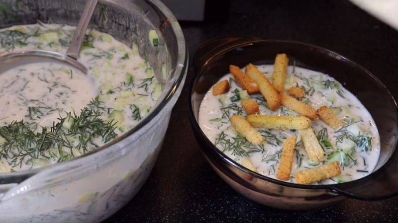 Вкусные рецепты классической окрошки на квасе