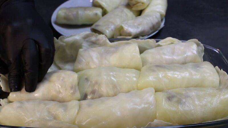 Голубцы с мясом и рисом