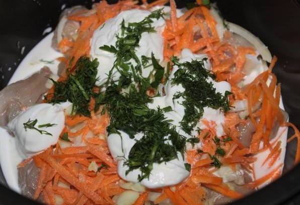 Куриное филе в томатном соусе