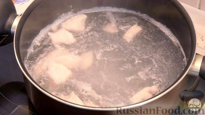 Сливочный суп с курицей