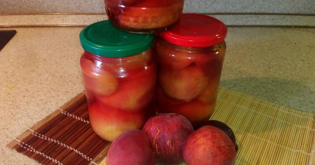 Компот из нектаринов на зиму: 9 простых рецептов