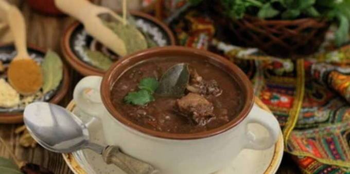 Классическая шурпа из свинины