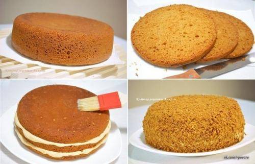 Медовый бисквит
