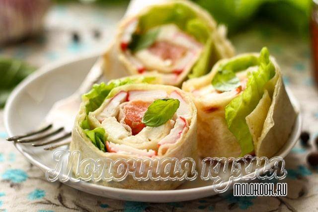 Лаваш с семгой: рецепт закуски, которой всегда хочется еще