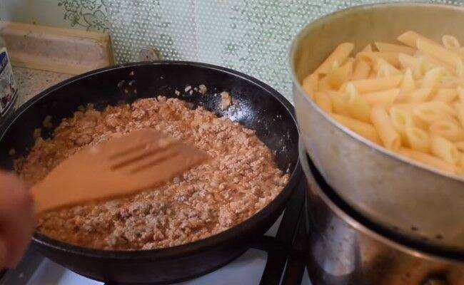 Макароны по-флотски