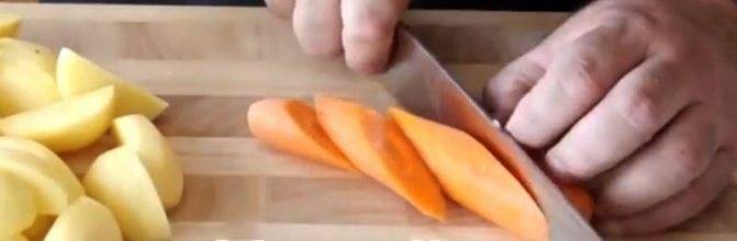 Овощное рагу с курицей