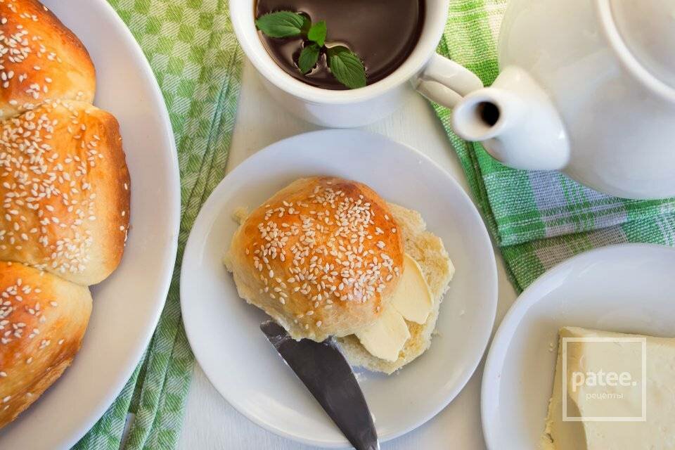 Вкусный рецепт булочек с кунжутом