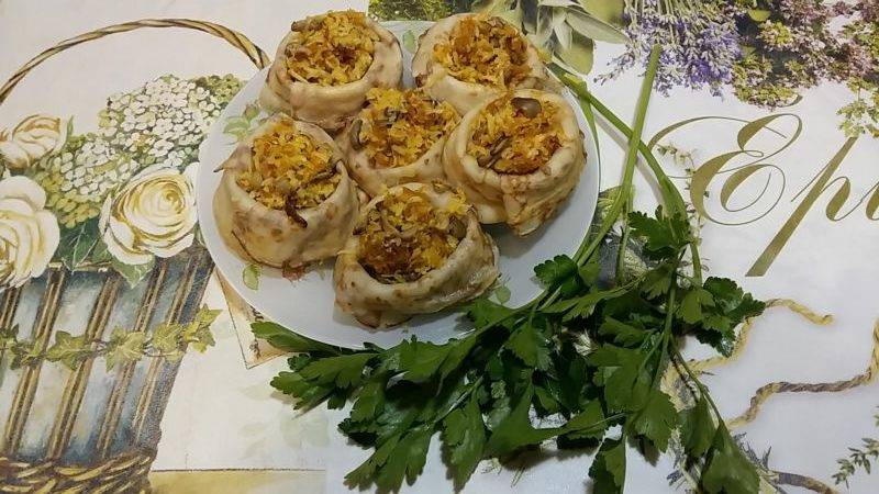 Несладкие начинки для блинов